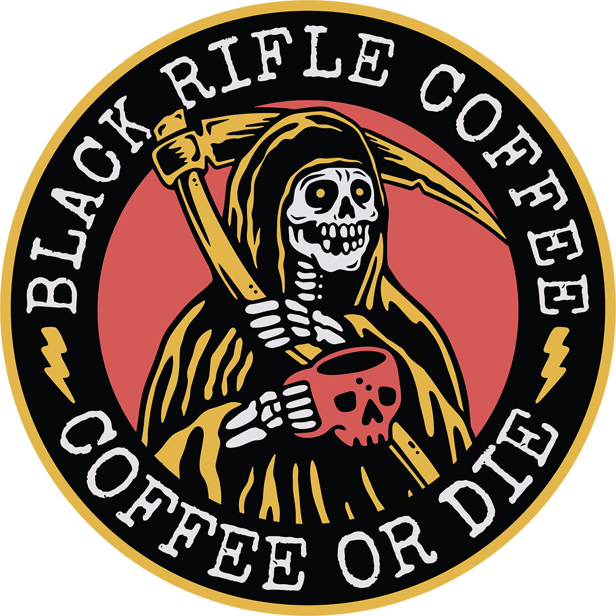 Grim Sipper Sticker