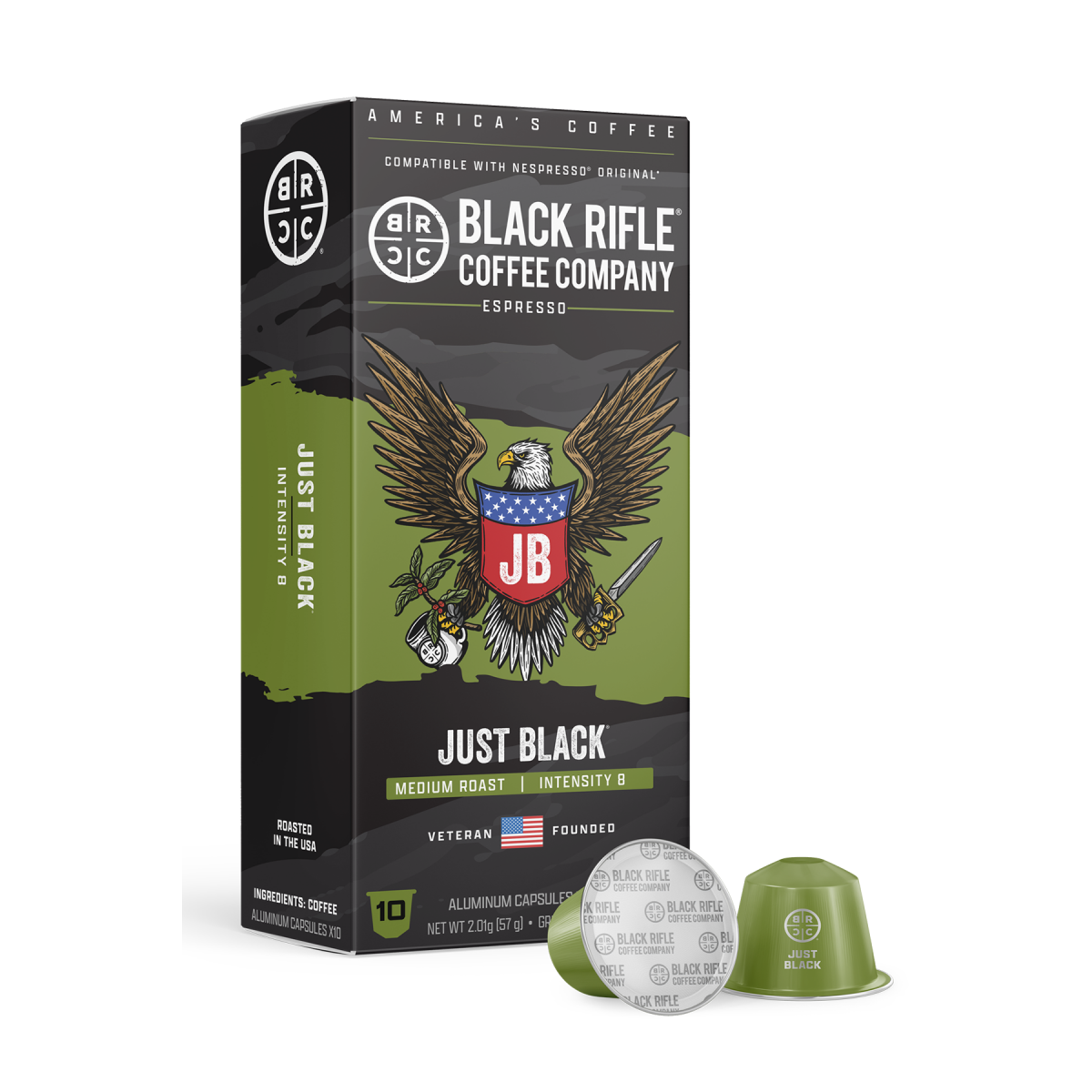 Just Black Espresso Capsules